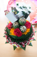 Obraz premium Betel bowl (Presented during a wedding ceremony to the bride's p