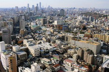 Landscape from Tokyo, Bunkyo-ku,
