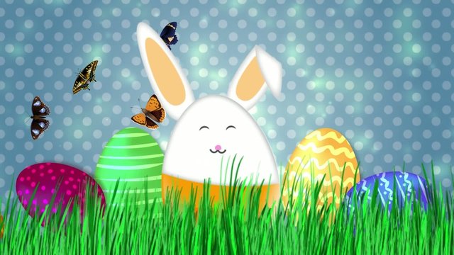 Frohe Ostern Osterhase Video Animation