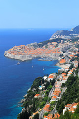 Naklejka premium Dubrovnik riviera