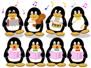 ペンギンの演奏