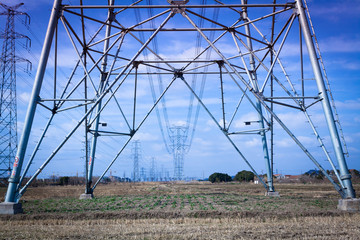 Electricity tower steel