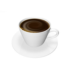 coffee cup, isolated on white background