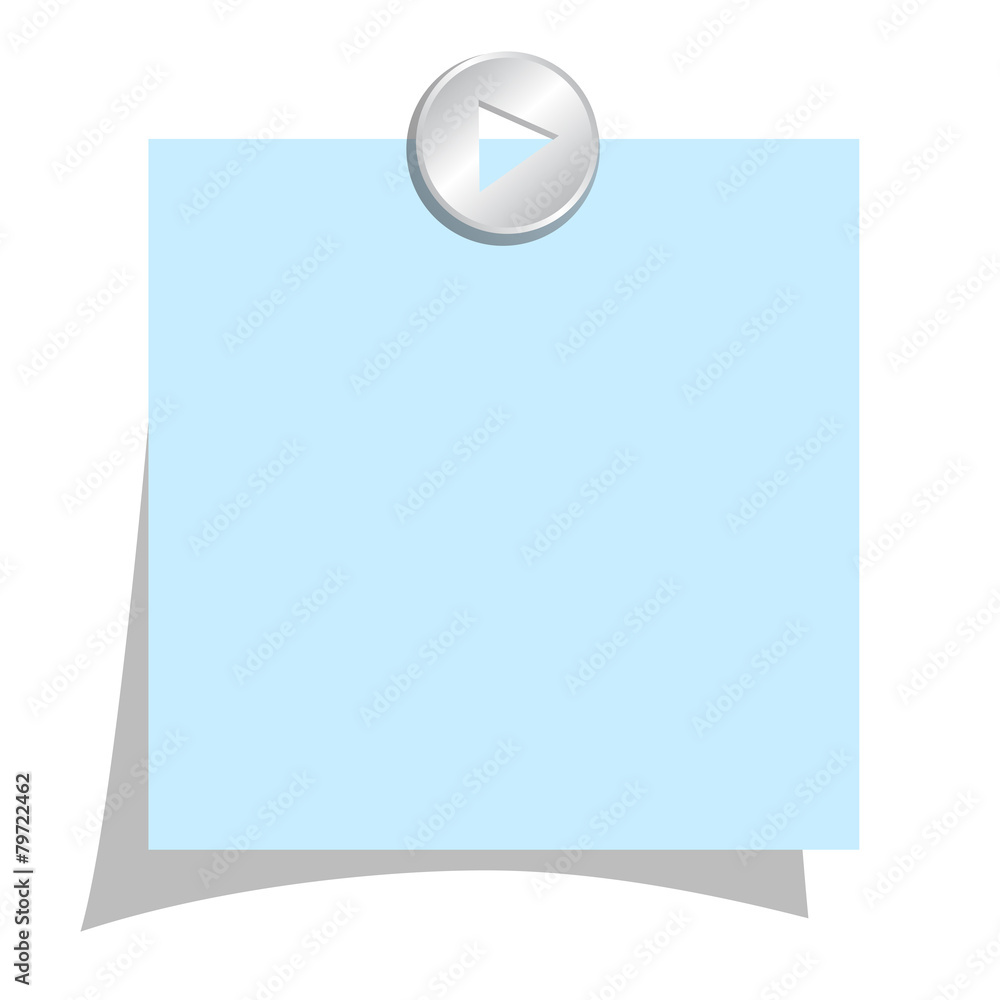 Sticker Blank post-it note paper