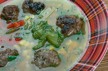 Mexican Meatball Soup