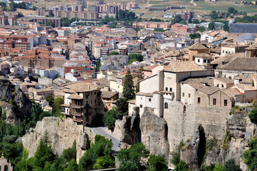 Fototapeta na wymiar Aerial view of Cuenca, Spain