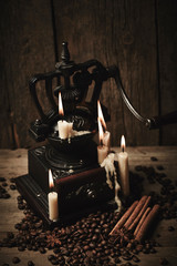 Ancient coffee grinder