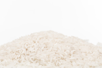 Fototapeta na wymiar Uncooked white rice