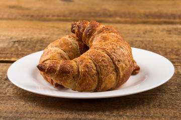 Fresh baked croissants