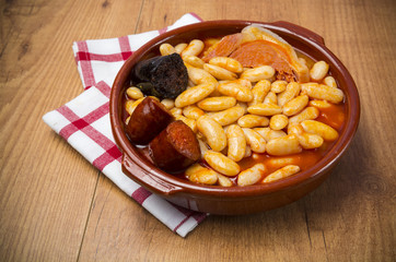 Fabada al estilo tradicional