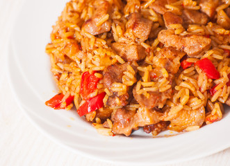 Rice with Vegetables and Meat