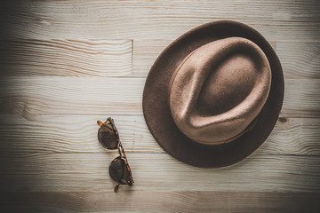 Set of various clothes and accessories for men
