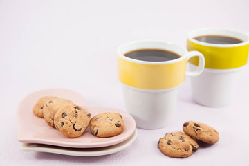 コーヒーとクッキー