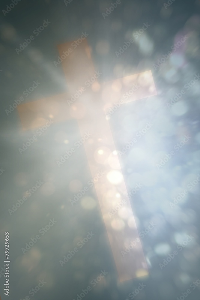 Poster Composite image of cross