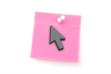 Composite image of arrow