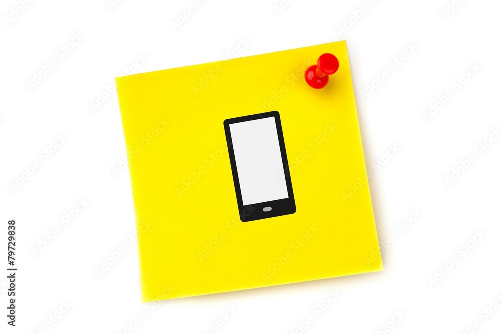 Poster composite image of smartphone