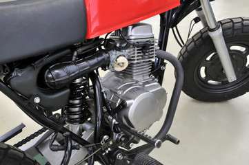 Obraz premium バイクの整備