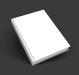 blank vector cover of book