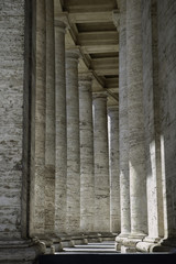 Naklejka premium Roman columns, beautiful walkway