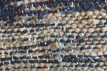 The weave of fabric closeup