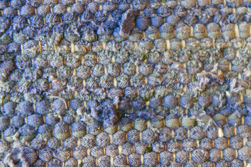 The weave of fabric closeup