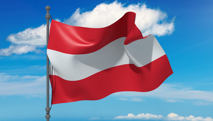 Bandiera al vento Austria