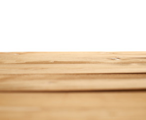 Brown paint coated wooden boards