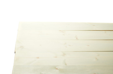 White paint coated wooden boards