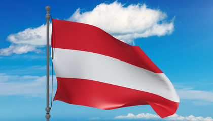 Bandiera al vento Austria
