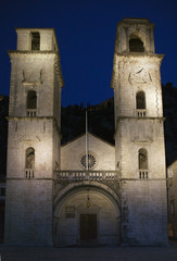 Fototapeta na wymiar Kotor cathedral