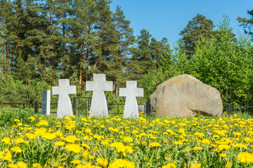 German prisoners of war cemetery in the city Lezhnevo Ivanovo re