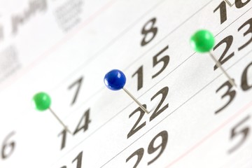 Kalender - Detailaufnahme