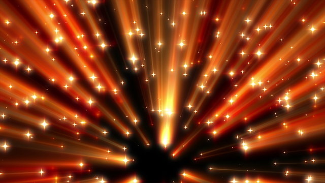 Warm Moving Abstract Stars Strong Shine Background Loop 2