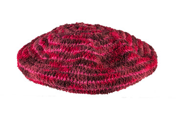 Knitted female beret