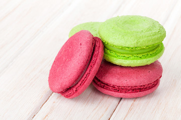 Colorful macarons