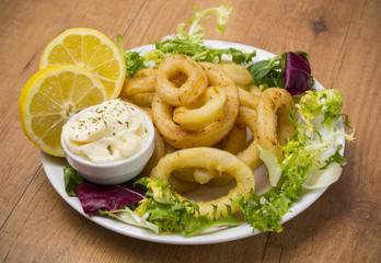 Calamares rebozados