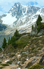 Fototapeta premium Summer Alps mountain landscape (Austria).