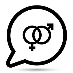 Vector gender icons