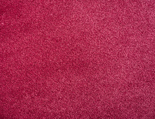 Background of red soft carpet