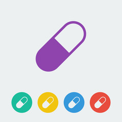 Vector pill icon