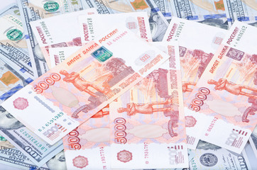 Rubles and dollars