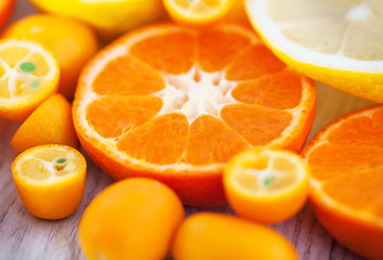 Fresh citrus fruits