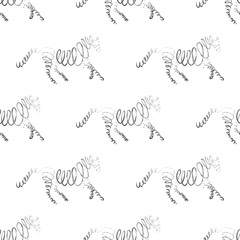 Horses pattern