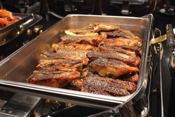 Grilled salmon