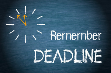 Remember Deadline
