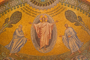 Jerusalem - mosaic of resurrected Christ