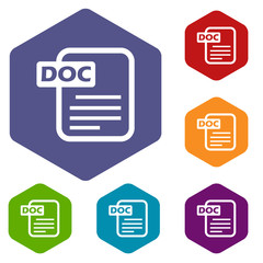 Doc rhombus icons