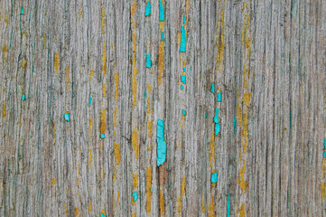 Fototapeta na wymiar Wooden background with paint traces