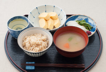 日本の朝食