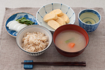 日本の朝食